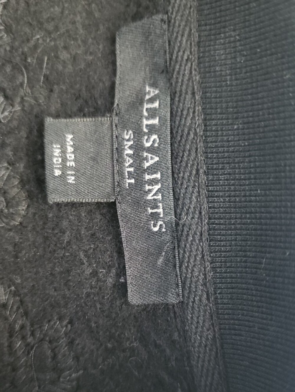 AllSaints Black Embellished Star Sweatshirt - Picture 7 of 8